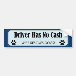 Dog Rescue Bumper Sticker
