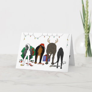 Dog Rescue Christmas Holiday Card