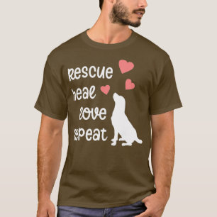 Dog Rescue Mum Mama Animal Rescue Dog Lover Gift T-Shirt