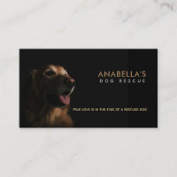 Dog Rescue Slogans Business Cards