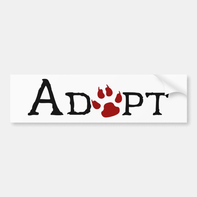 Dog Rescue Supporter Bumper Sticker (Front)