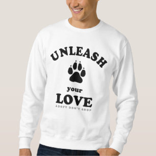 Dog Rescue - Unleash your love Men's Sweatshirt