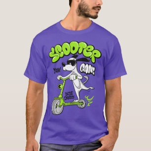 Dog Riding Scooter T-Shirt