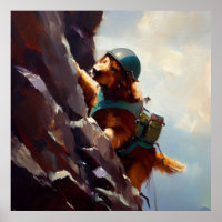 Dog Rock Climbing