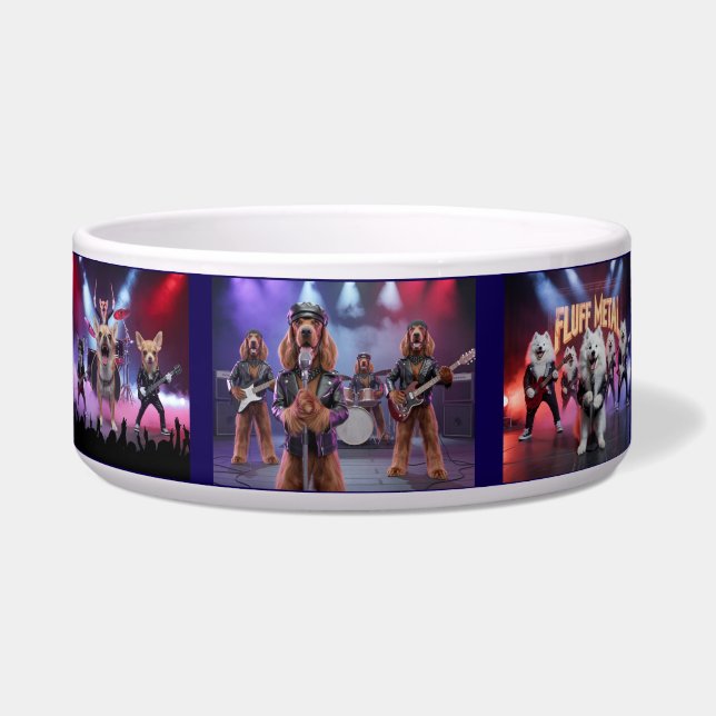 Dog Rock Star Bowl (Front)