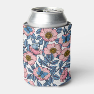 Dog rose and butterflies can cooler