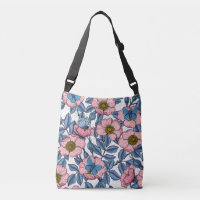Dog rose and butterflies