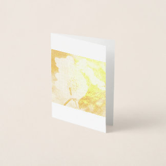 Dog Rose Day Foil Card