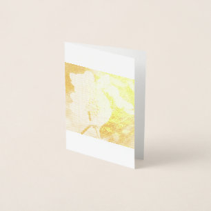 Dog Rose Day Foil Card