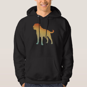 Dog Rottweiler Silhouette Mask Face Cover Hoodie