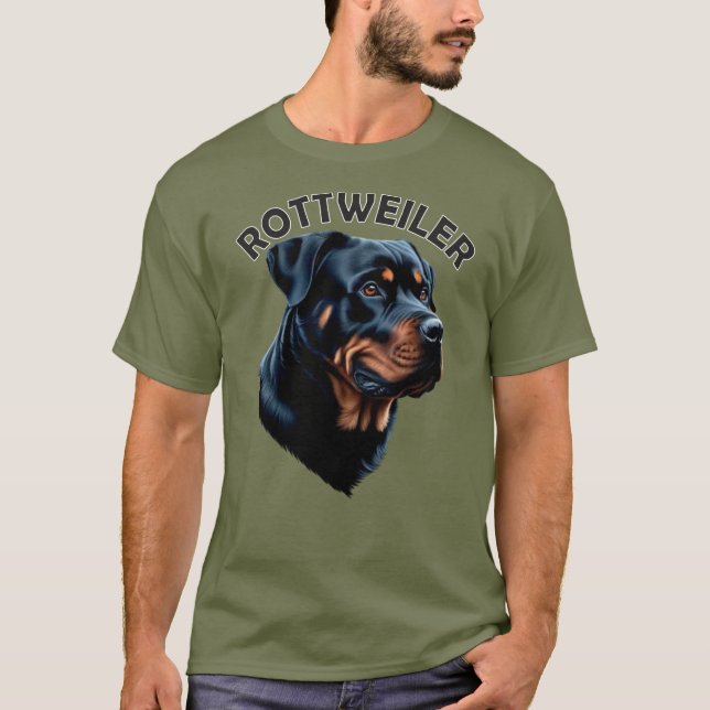 Dog Rottweiler T-Shirt (Front)