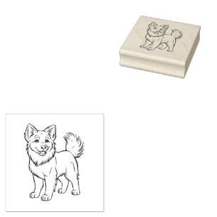Dog Rubber Stamp