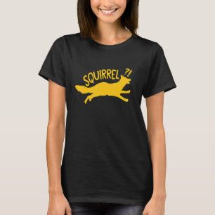 Dog Running After Squirrel T-Shirt
