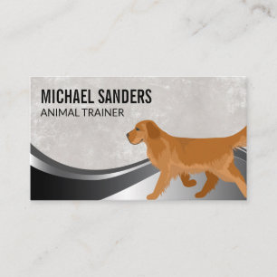 Dog Running   Animal Services Business Card