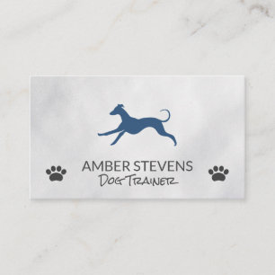 Dog running Dog Paws Business Card