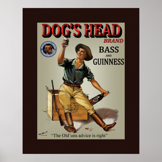 Dog’s Head Bottling Co.~ Read Brothers Ltd. London Poster (Front)