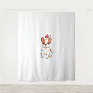 Dog Santa Hat - Funny Christmas _3 Tapestry
