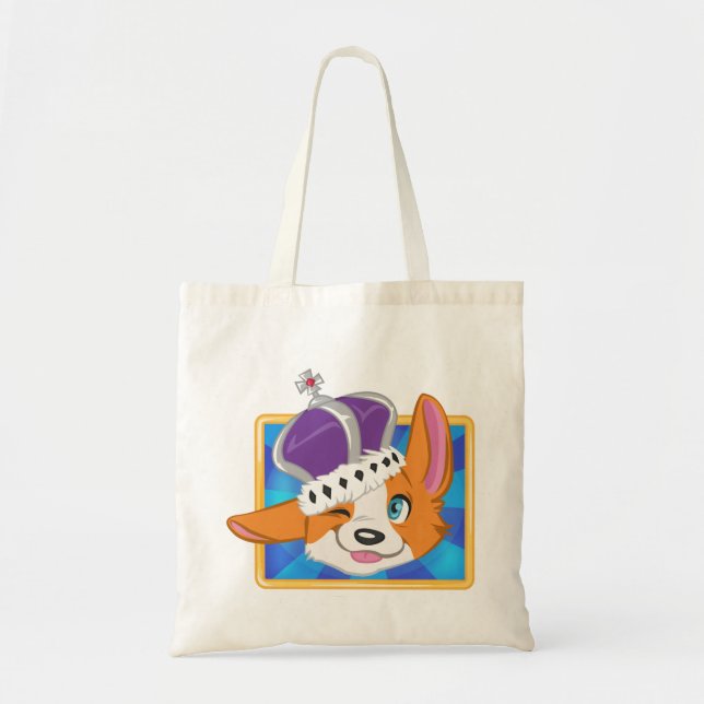 Dog Save the Queen- Game Icon Tote Bag (Front)