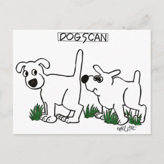 Dog Scan! Postcard