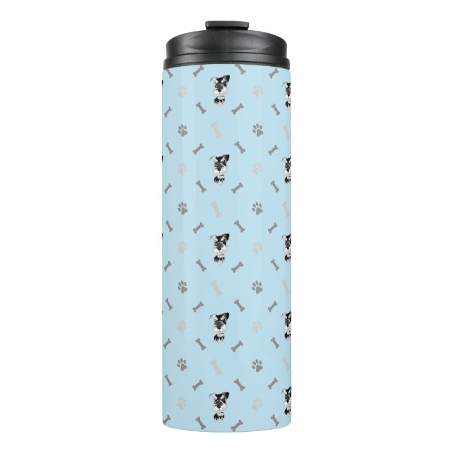  Dog Schnauzer Thermal Tumbler (Front)