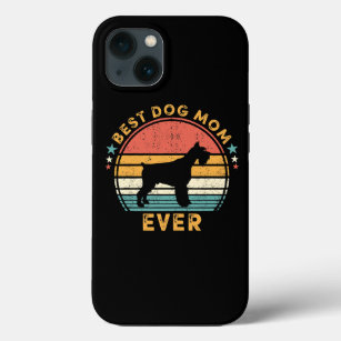 Dog Schnauzer Womens Retro Miniature Schnauzer Dog Case-Mate iPhone Case