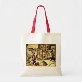 Dog School by Louis Wain Tote Bag