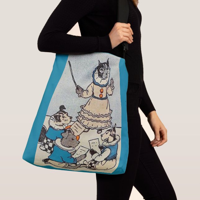 dog school crossbody bag (Close Up)