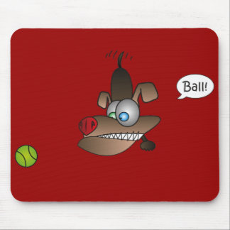 Dog Sees Ball Mouse Mat