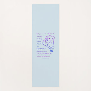 Dog - Serenity Prayer Yoga Mat