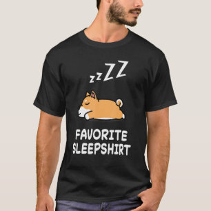 Dog Shiba Inu Dogs Nap Sleeping Sleep Pajama Night T-Shirt