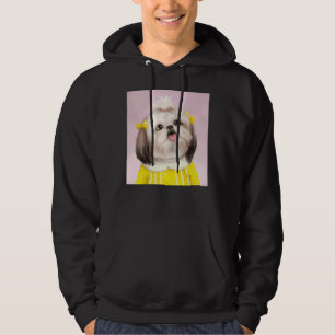 Dog Shih Tzu  Digital  D9 Hoodie