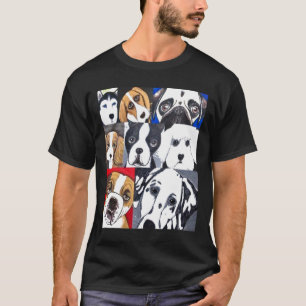 Dog Shirt Bulldog Husky Beagle Pug Bichon Boston S