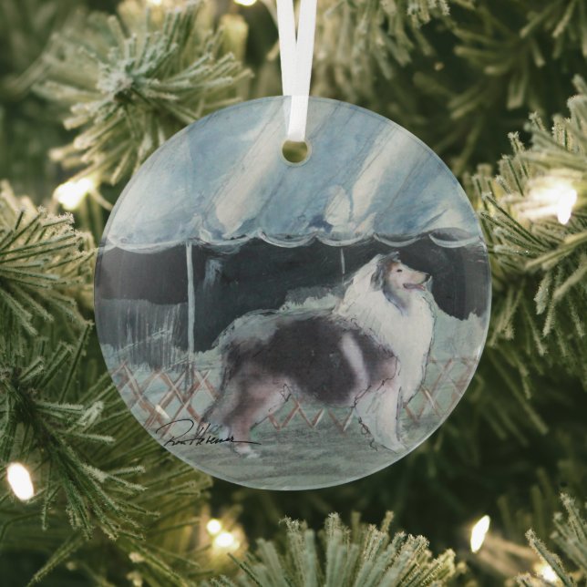 Dog Show by Hevener Glass Tree Decoration (Insitu)