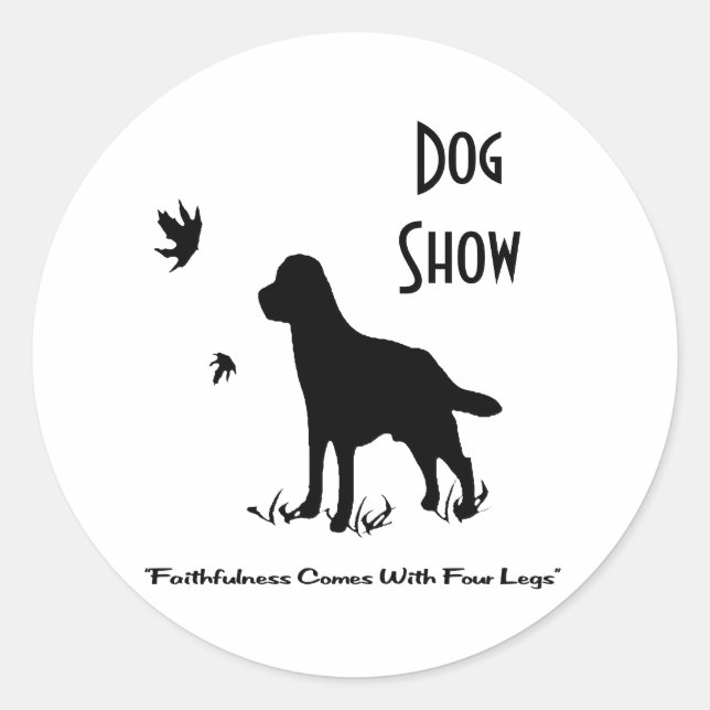 Dog Show Stickers (Front)