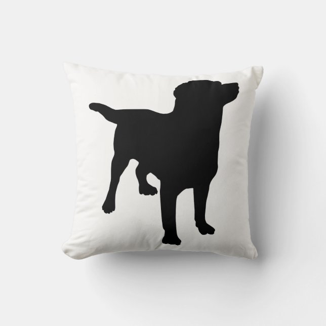 Dog Silhouette Cushion (Front)