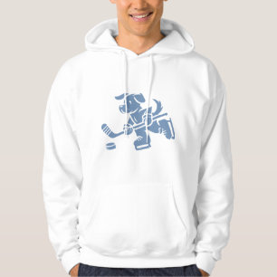 Dog Silhouette Golden Retriever Labrador Hockey Hoodie