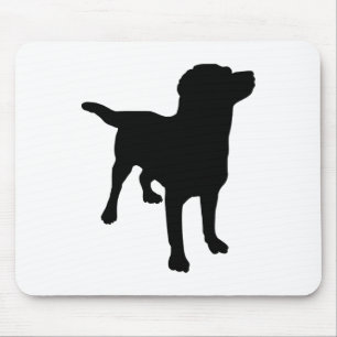 Dog Silhouette Mouse Mat