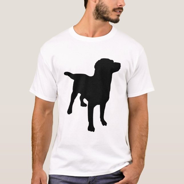 Dog Silhouette T-Shirt (Front)