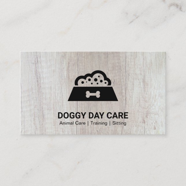 Dog Sitter | Animal Services | Trainer Business Card (Front)
