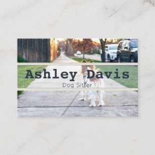 Dog Sitter business cards