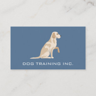 Dog Sitting and Training   Animal Services Business Card