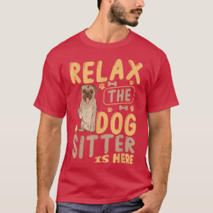 Dog Sitting Walker Sitter Pet Sitters T-Shirt Copy