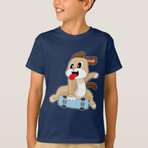 Dog Skater Skateboard T-Shirt