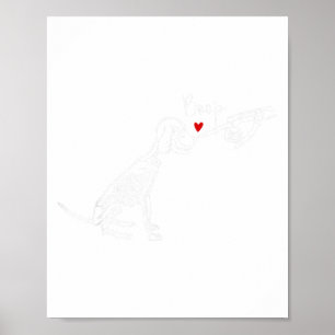 Dog Skeleton Boop Dog Funny Halloween Girl Men Wom Poster