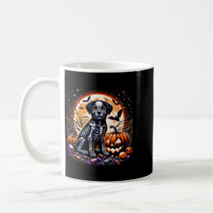Dog Skeleton Halloween Coffee Mug