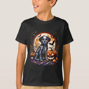 Dog Skeleton Halloween T-Shirt