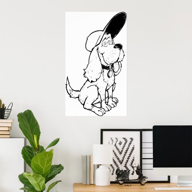 Dog Sketch Poster (Creator Uploaded)