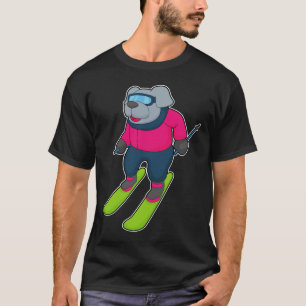 Dog Skier Ski Winter sports T-Shirt