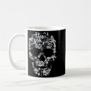 Dog Skull - Creepy Puppy Skeleton - Halloween Coffee Mug