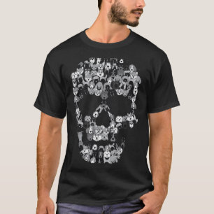Dog Skull - Creepy Puppy Skeleton - Halloween T-Shirt